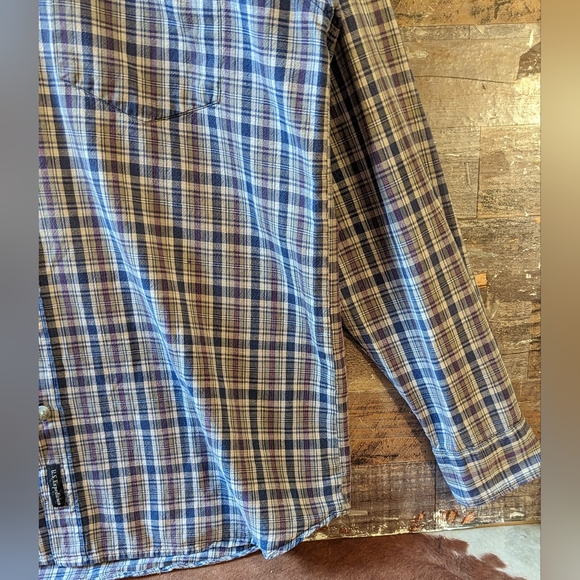 New Upcycled Handcrafted Dip Dyed Button Down Shirt With Denver Broncos Logo - Picture 15 of 15